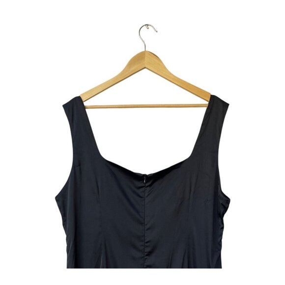 Y2K Corset Mini Dress 1X Satin Fairy Grunge Witchy Whimsigoth Vamp Lace Up - Picture 5 of 9